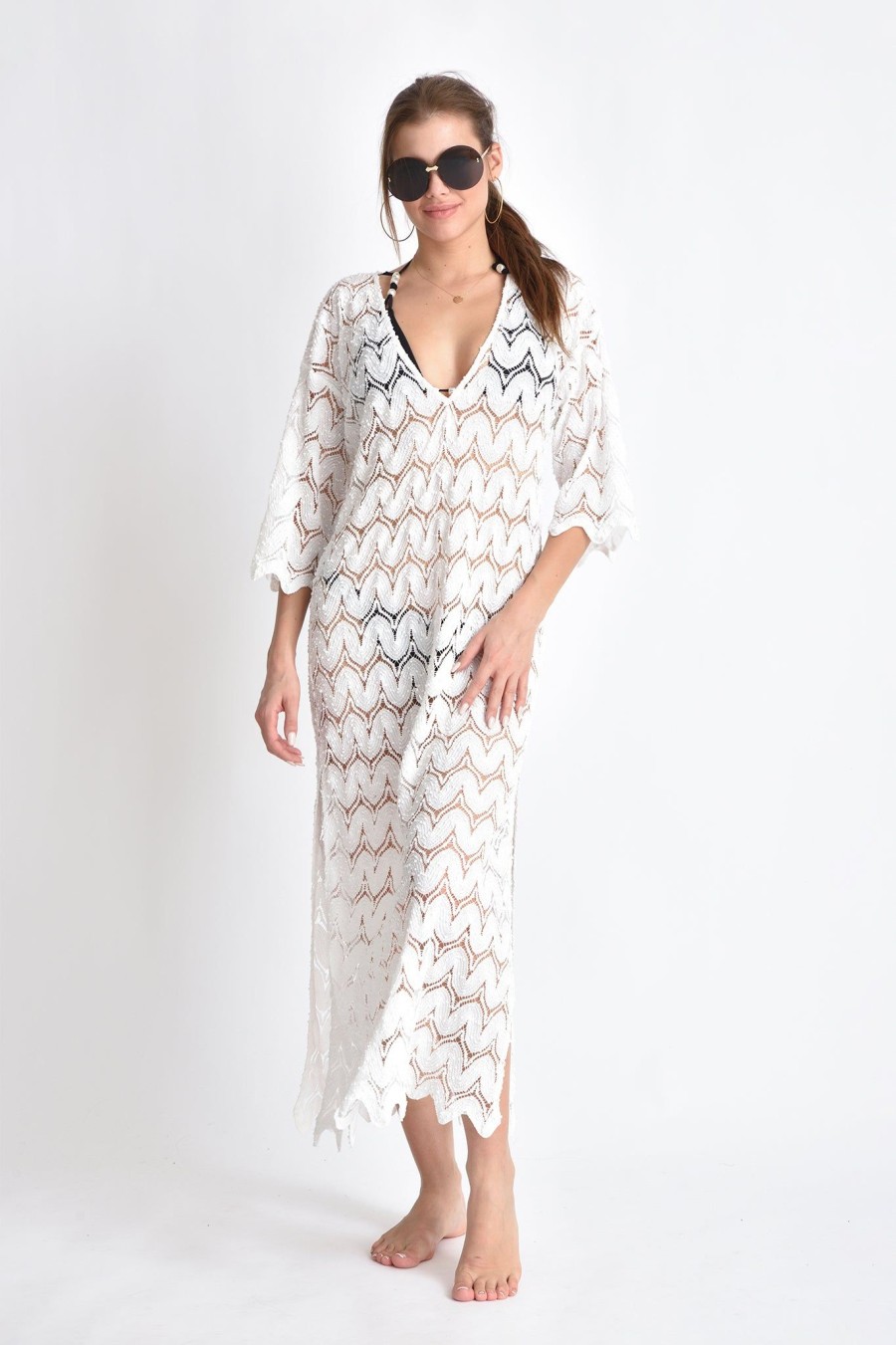 Women Muche & Muchette | Yossi Crochet Cover Up Dress White