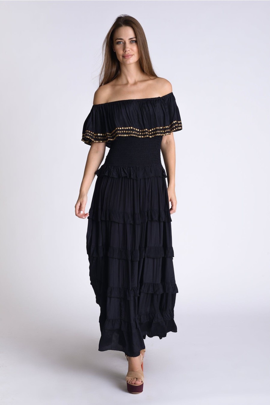 Women Muche & Muchette | Akio Maxi Dress Black