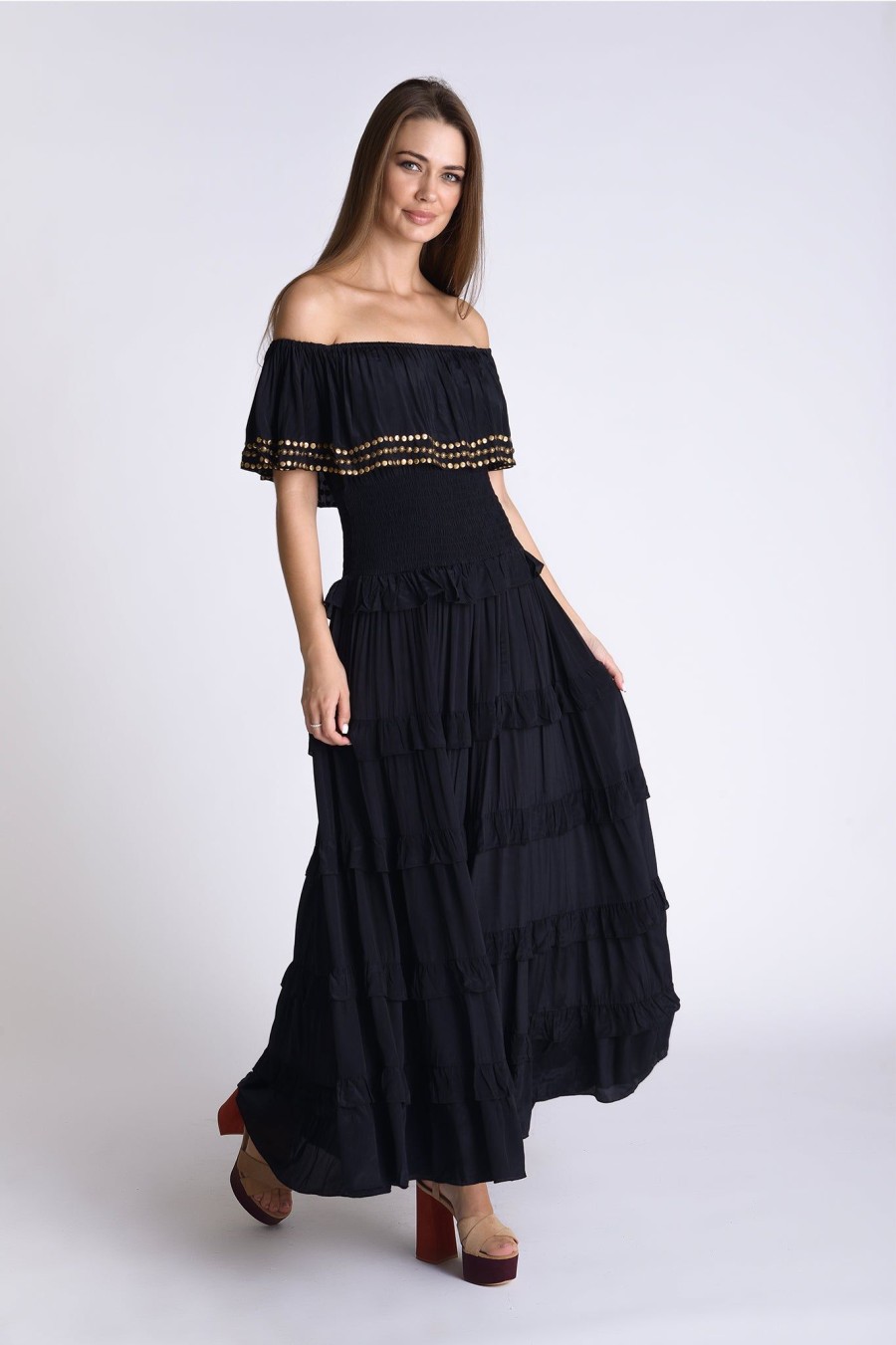 Women Muche & Muchette | Akio Maxi Dress Black