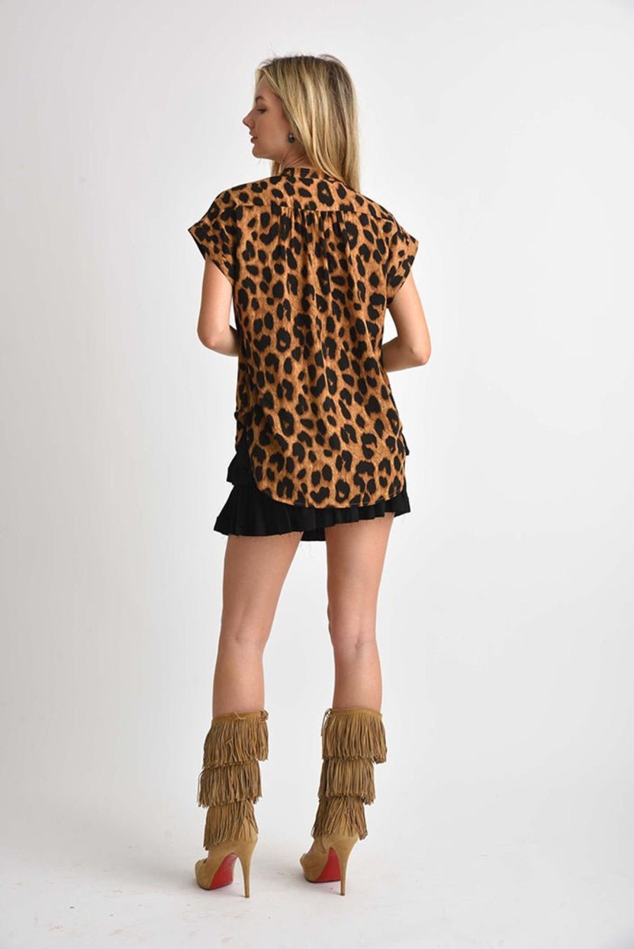 Women Muche & Muchette | Rina Top Leopard