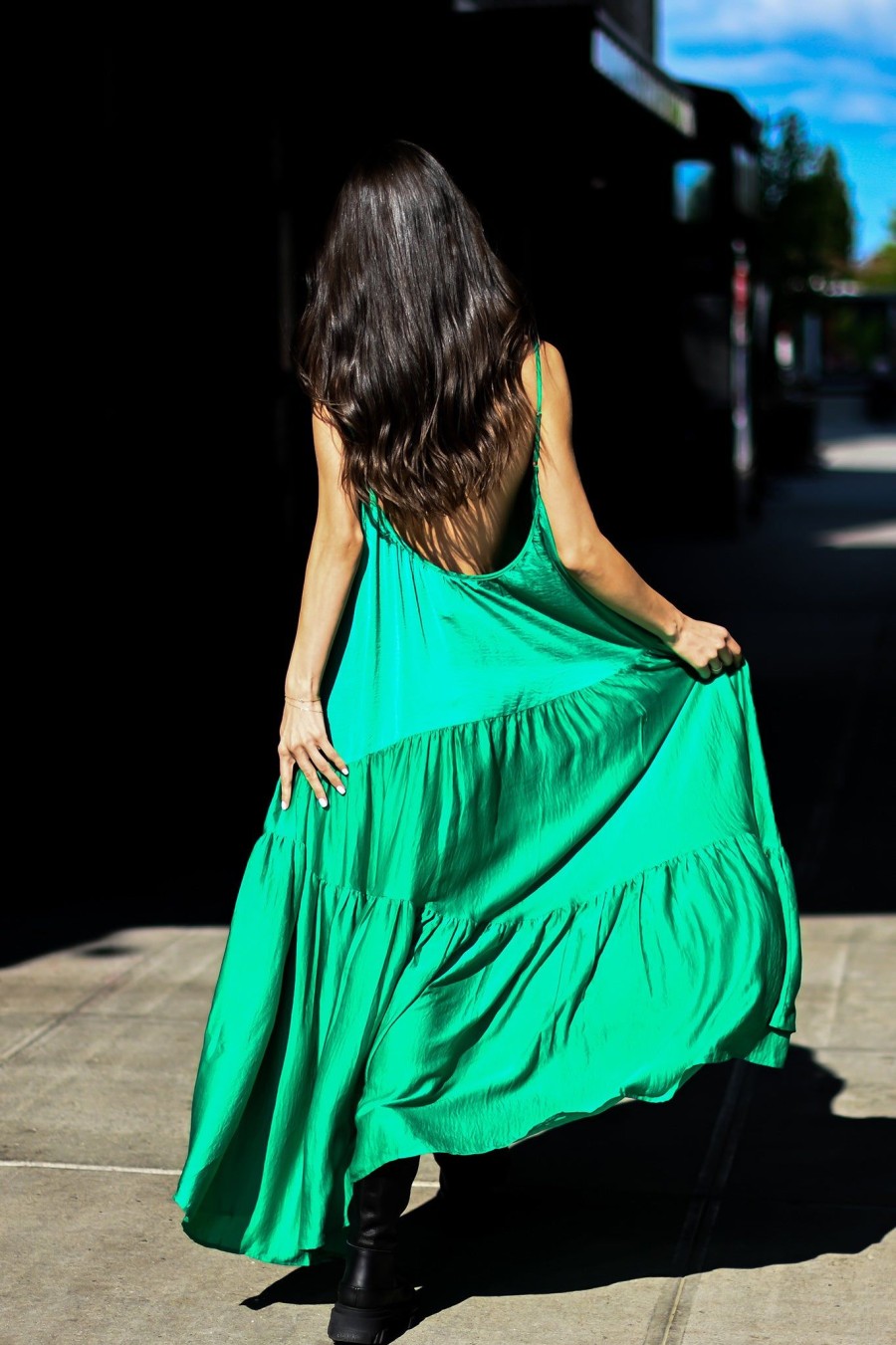 Women Muche & Muchette | Jenna Sundress Emerald