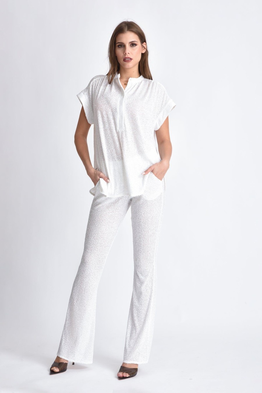 Women Muche & Muchette | Viky Flare Pant White